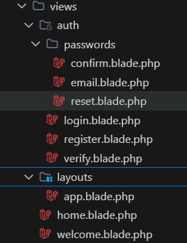 Screenshot: Tampilan halaman default Laravel setelah project berhasil dibuat